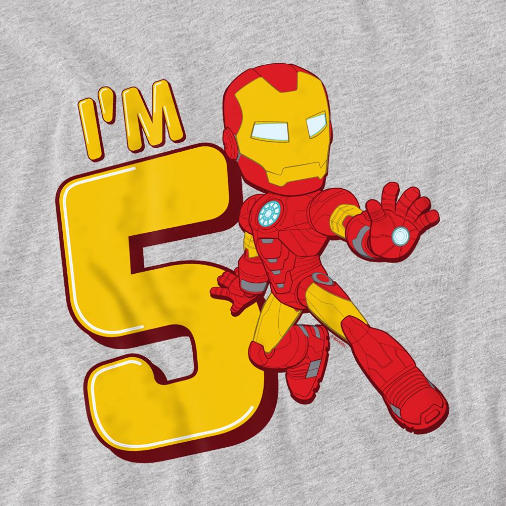 Iron Man Childrens/Kids Cute 5th Birthday Sweatshirt