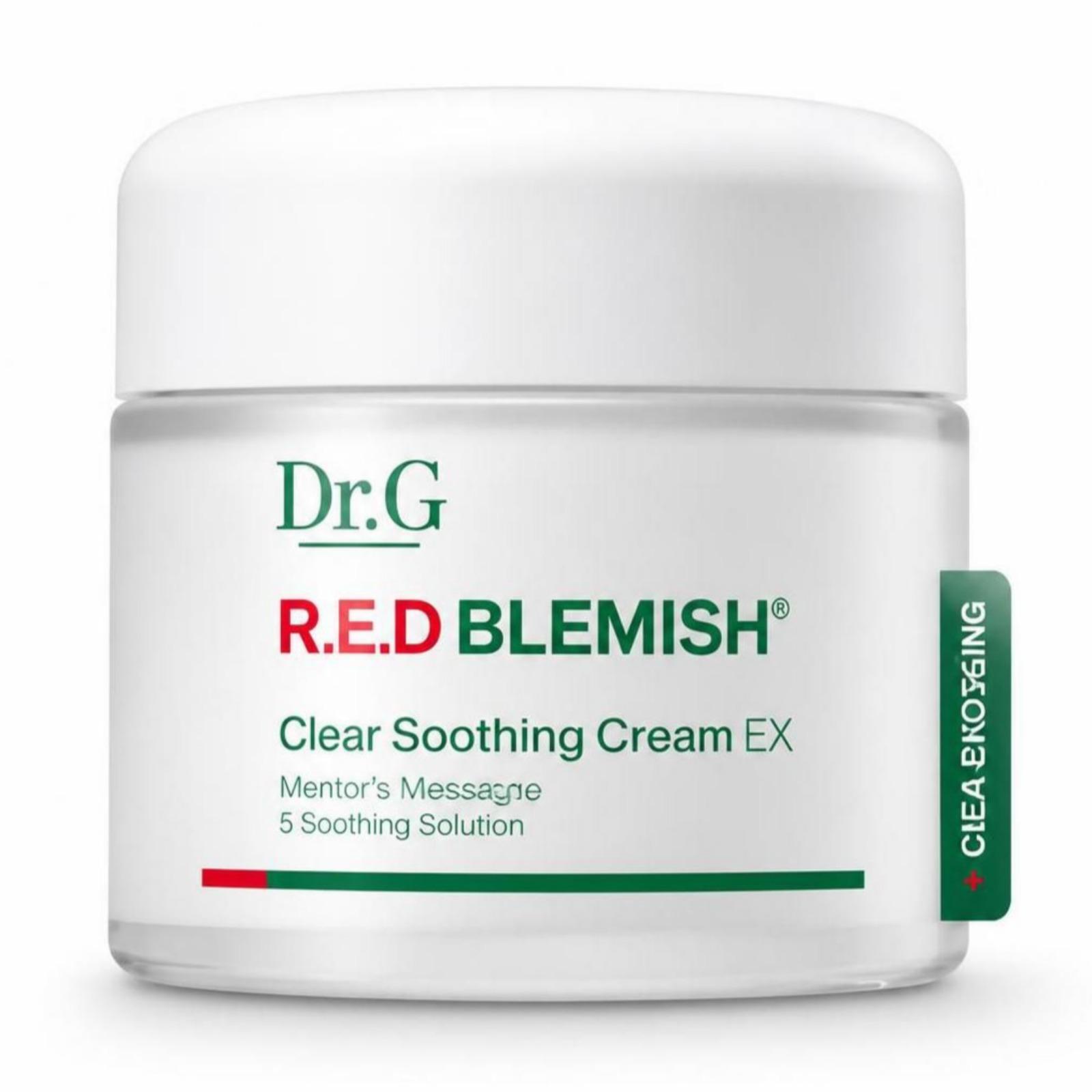 Dr.G Red Blemish Clear Soothing Cream EX 3rd Generation Hydrating Calming Moisturizer 70ml