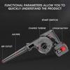 Dual-Function Dust Blower Suction Cleaner High-power Rechargeable Blower  Vehicle Mounted