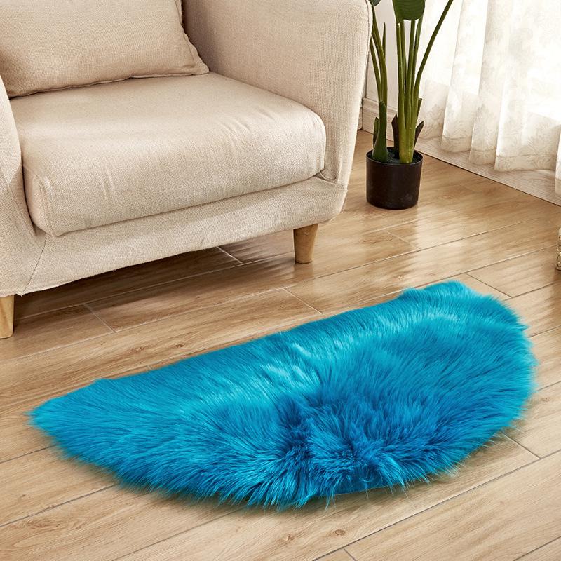 Semi-Circular Door Mat & Chair Cushion for Home - Cold Protection Floor Mat for Living Room, Bedroom, and More