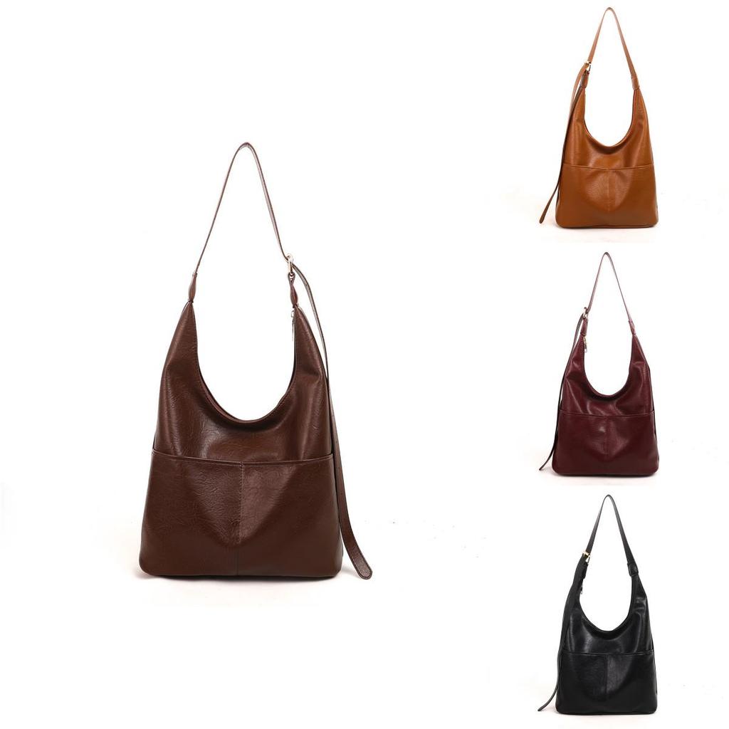 Minimalist Solid Colortote Bag For Women With Zipper Closure For Daily Use