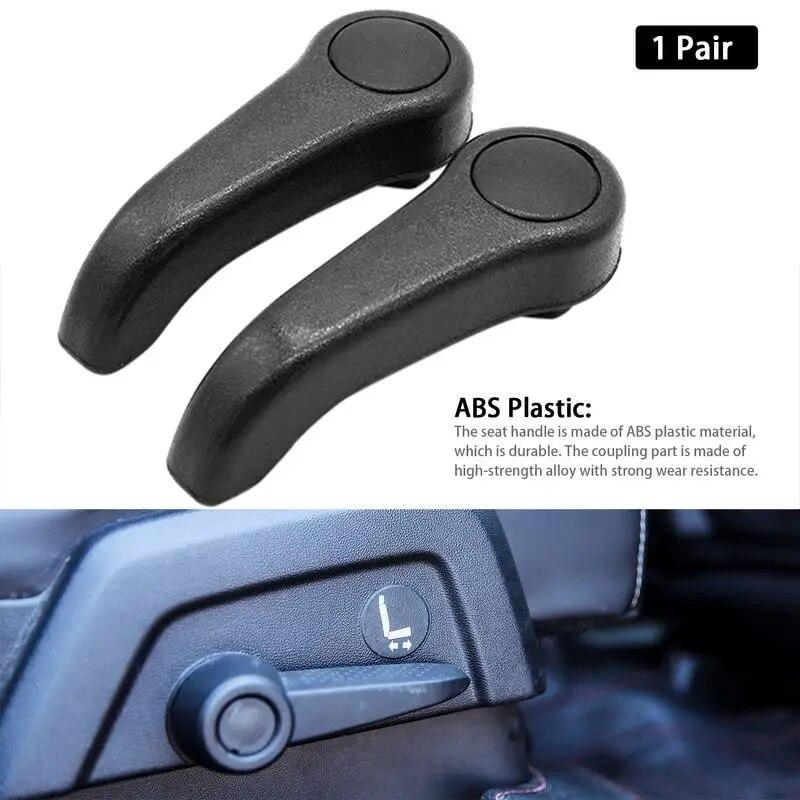 1/2 Black/Grey Sets Adjustable Seat Lever Pull Replacement Handle For Re-nault Clio Portable Car For Re-nault Clio Mk2 Twingo