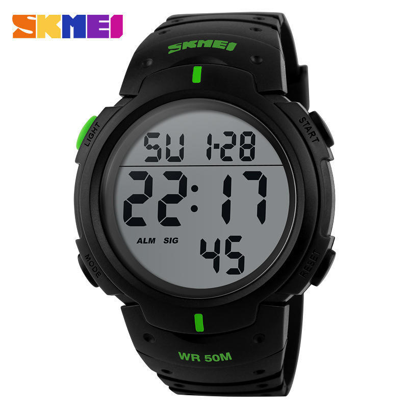 Męski Zegarek Moda Wodoodporny Zewnętrzny Wielofunkcyjny Sportowy Chronograf Zegarek Elektroniczny Osobowość