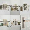 European Style Bedroom Interior Door Lock Easy Install Vintage Door Handle Lock Set with 3pcs Keys Anti-Theft Gate Lock
