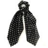 New Style Dotted Ribbon Large Braided Hair Ring Women's Adjustable Detachable Fabric Head Accessory