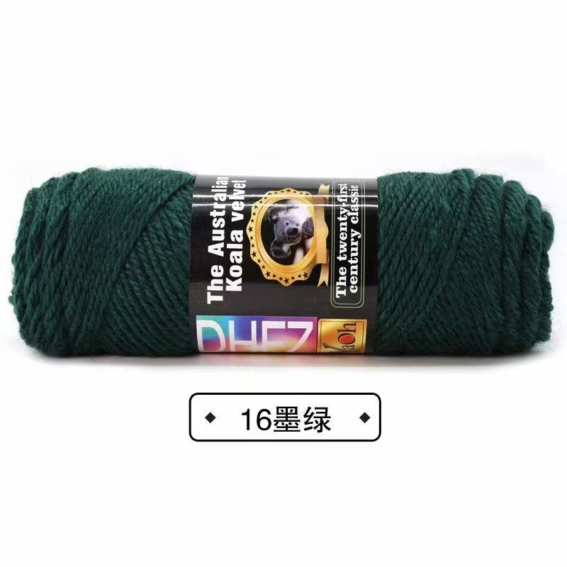 100G Wool Blended Koala Fleece Hand-knitted Medium Thick Yarn Rod Needle Thread Jacket Scarf DIY Knitting&Crocheting