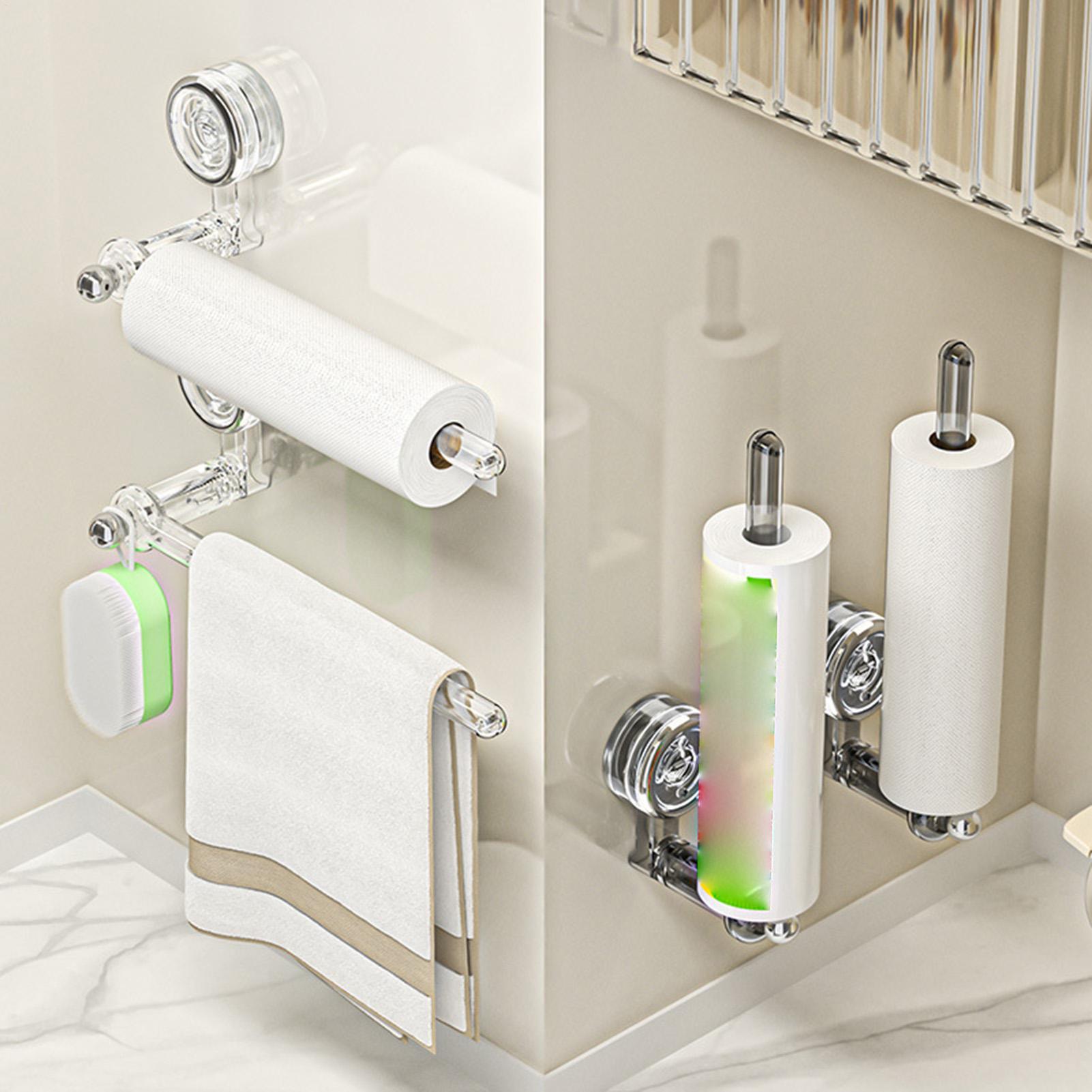 

Kitchen Paper Towel Holder Suction Cup Tissue Hanger Toilet Roll Paper Dispenser Cabinet Storage Napkin Rack Bathroom Accessory China Mainland
