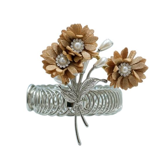 Curtain Buckle No Drill Installation Spring Coil Shape Easy One-Click Fixing Fabric Flower Curtain