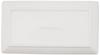 Castle Enterprise Durable White Rectangular Set of a for Chefs At Prosperous Restaurants (Castle Enterprise) [Commercial Set] Plates, 20cm, 5,