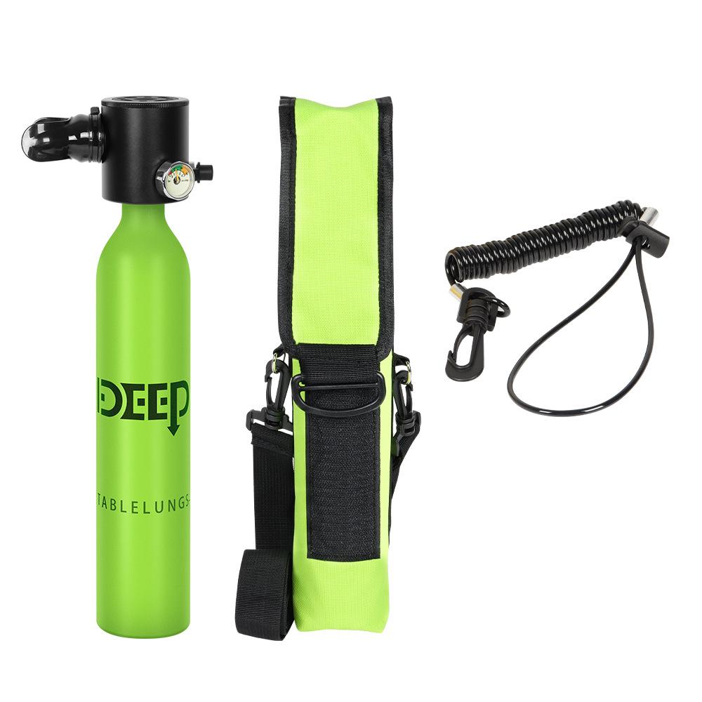 DIDEEP 0.5L Mini Scuba Diving Oxygen Tank for Teaching Underwater Breathing