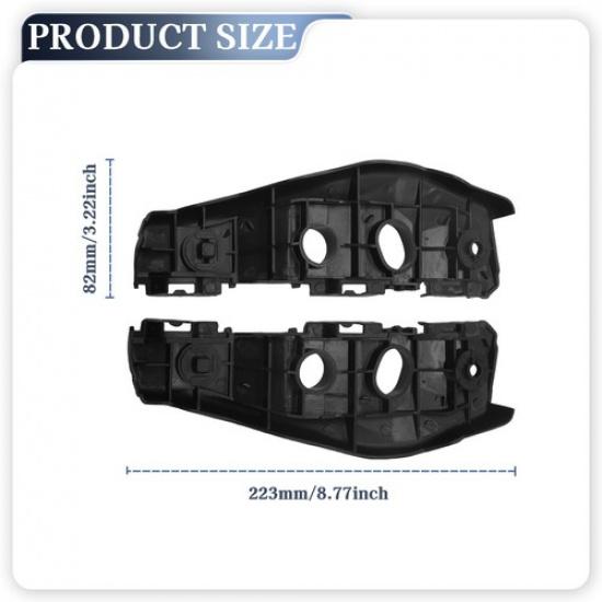 For 2009-2010 Corolla Front Bumper Retainer Mounting Brackets Right Left