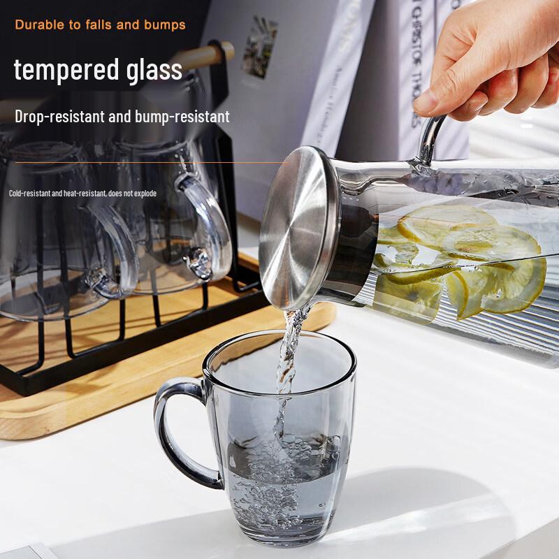ZISIZ Anti-drop Tempered Glass Mug