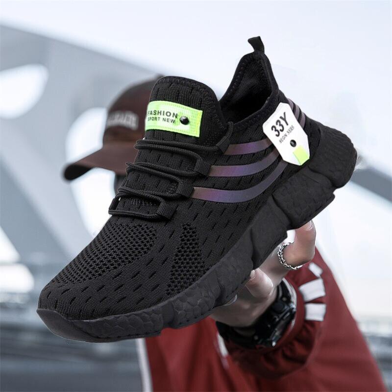 

Men Shoes Breathable Classic Running Sneakers For Man Outdoor Light Comfortable Mesh Shoes Slip On Walking ShoesTenis 41