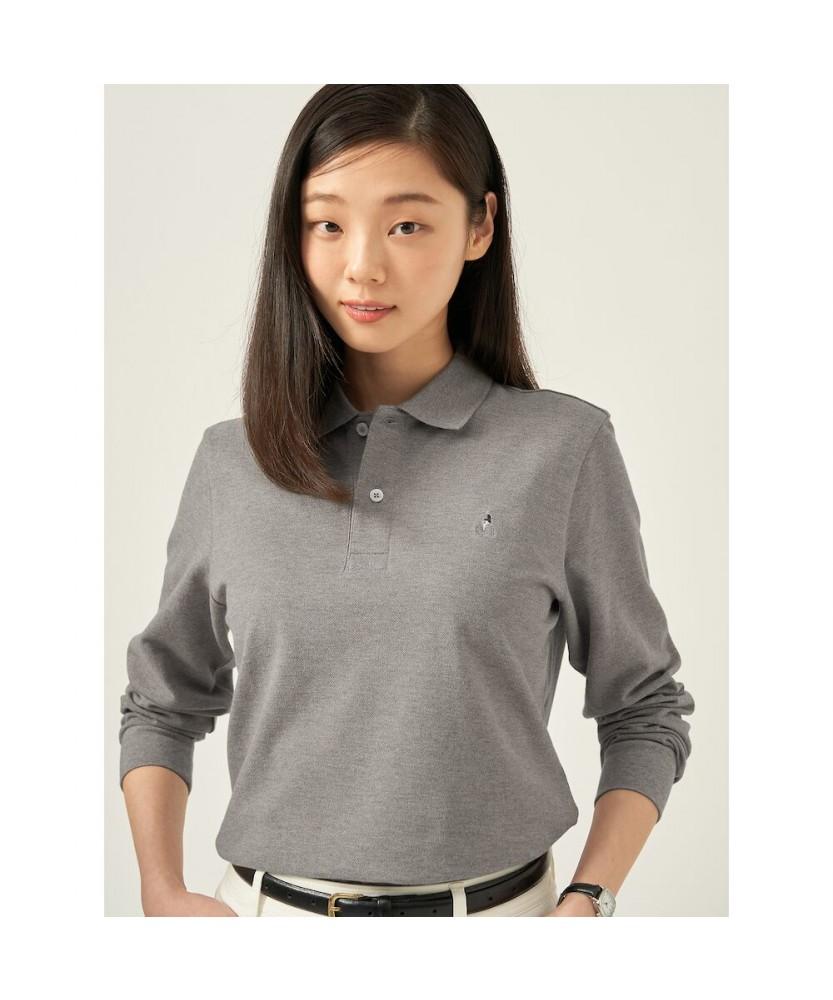 Binpolmen [Essential] Unisex Supima Cotton Pique T-Shirt Olive