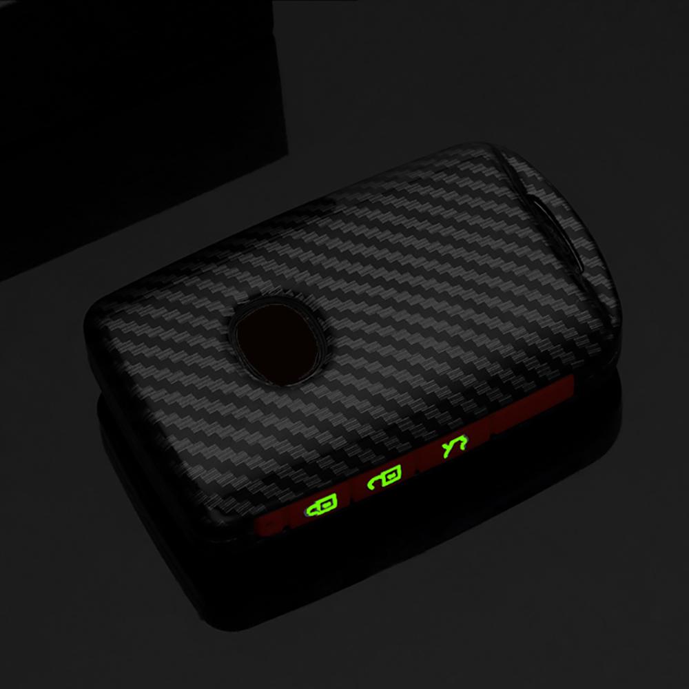 Fashion ABS gel Carbon fiber Car Remote Key Case Cover For Mazda 3 Alexa CX-30 CX30 CX5 CX 5 CX-5 CX8 CX9 CX4 2019 2020 Keychain