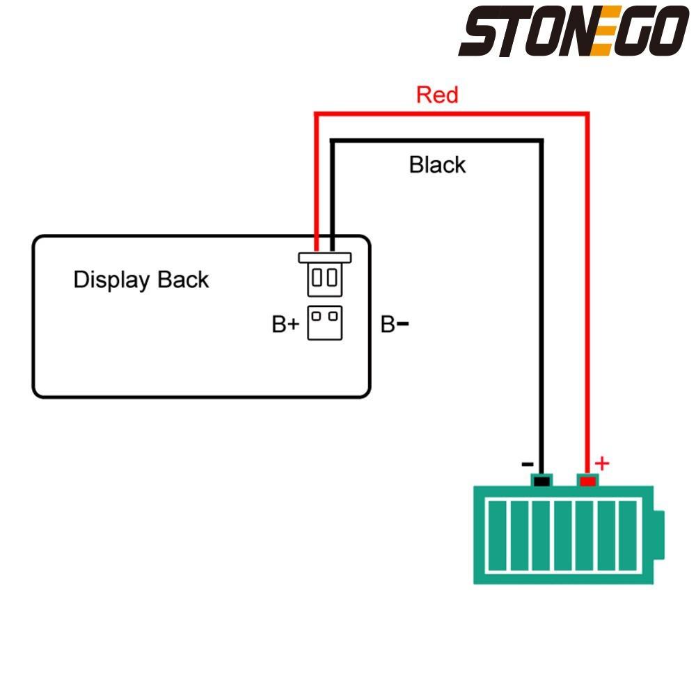Universal 10-100V Digital Voltmeter Battery Capacity Tester LCD Voltage Monitor for Lead Acid Lithium Batteries