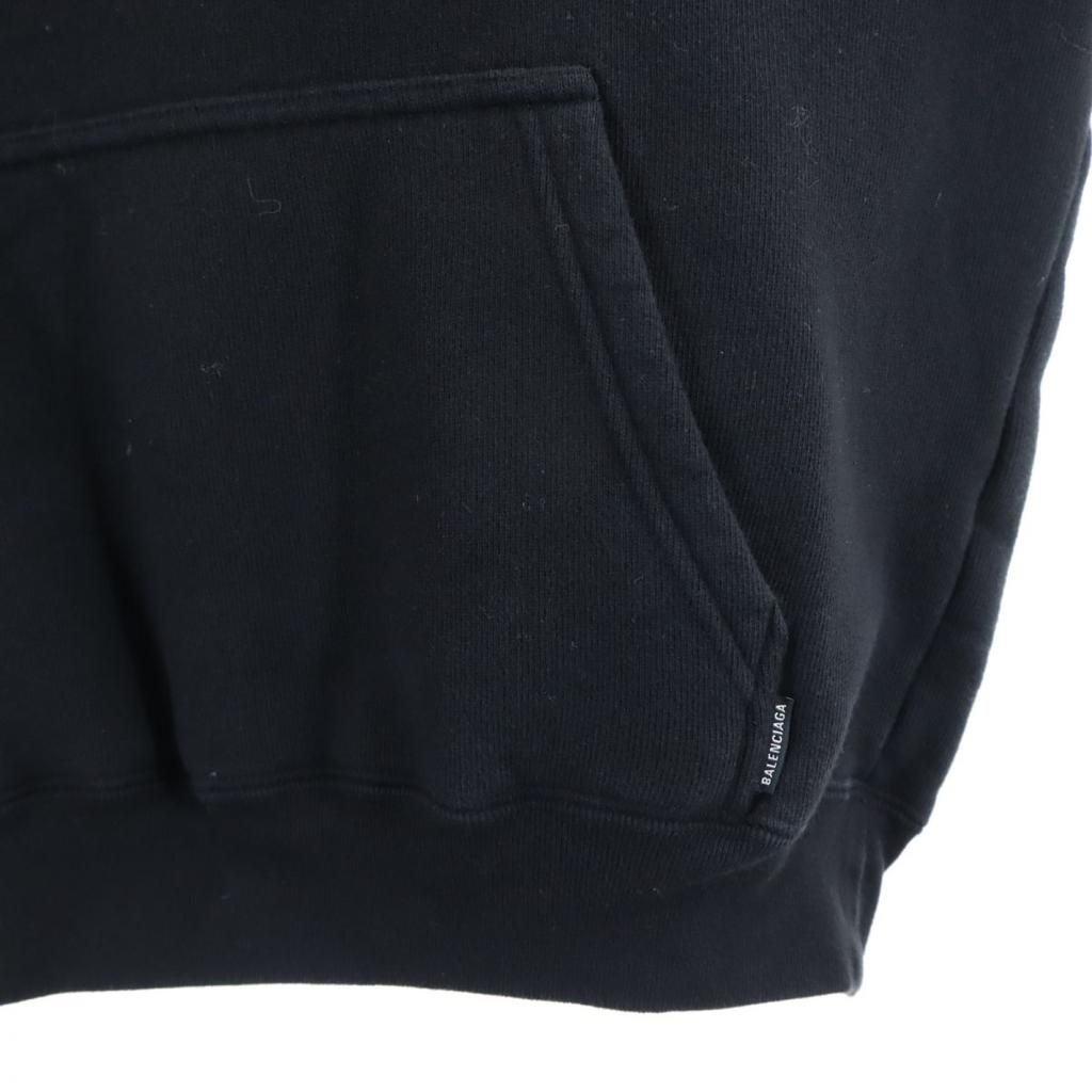 BALENCIAGA Long sleeve Sweatshirts XS black Hood: Fleece lining Women Used