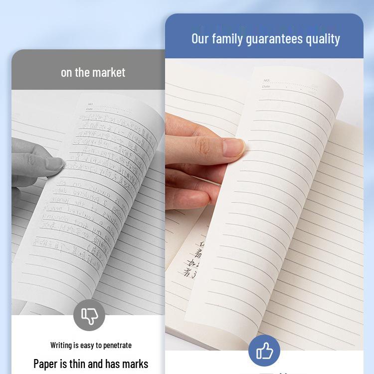 Simple A5 Notebook for Students and Office Use - Softcover