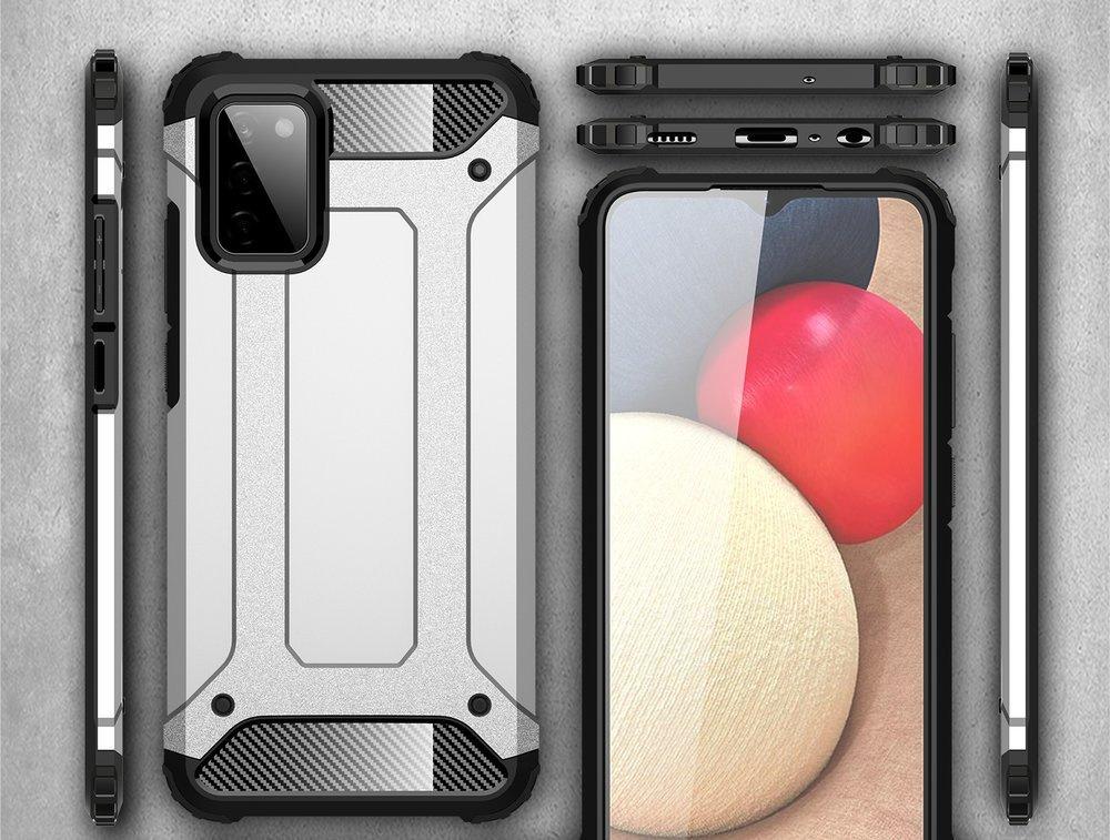 TECH ARMOR case for Samsung Galaxy A02s, Silver
