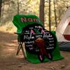 Personalized Custom Name Blanket - Alpha Kappa Alpha logo Print Design,Blanket for Sofa,Bed,Travel,Camping - Soft and Warm, Great Gift