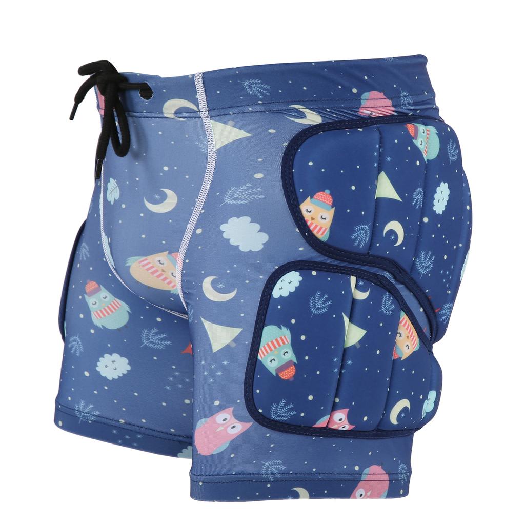 Kids Protection Hip EVA Padded Children Hip Guard Pad for Skiing Skating Roller SkatingDark Blue XXS