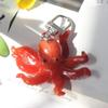 1Pcs Creative Simulation Pvc Fun Food And Play Model Ornament Bag Key Pendant Octopus Claw Octopus Keychain
