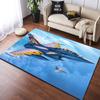 Rafale Fighter Jet Non-Slip Carpet Mat for Kitchen Entrance Bedroom Living Room Bathroom Floor Rug Decor