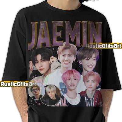 JAEMIN NCT 127 K-POP Shirt, Na Jaemin Nct 127 Individuelles T-Shirt, Na Jae-min Vintage Tour Merch, Nct Dream Kpop Boyband Konzert Bootleg Rap T-Shirts