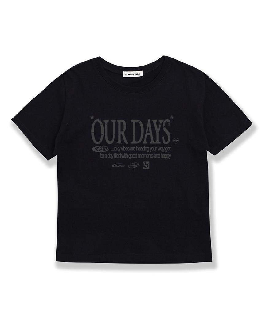 Bibalabida Ourdays Crop Short Sleeve T-Shirt
