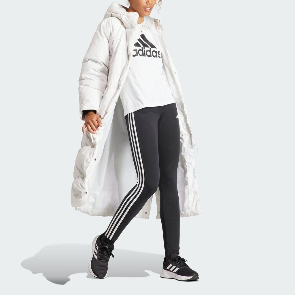 Adidas 530 Plain Long Sports Casual Hooded Down Jacket Women Jacket White IK3158