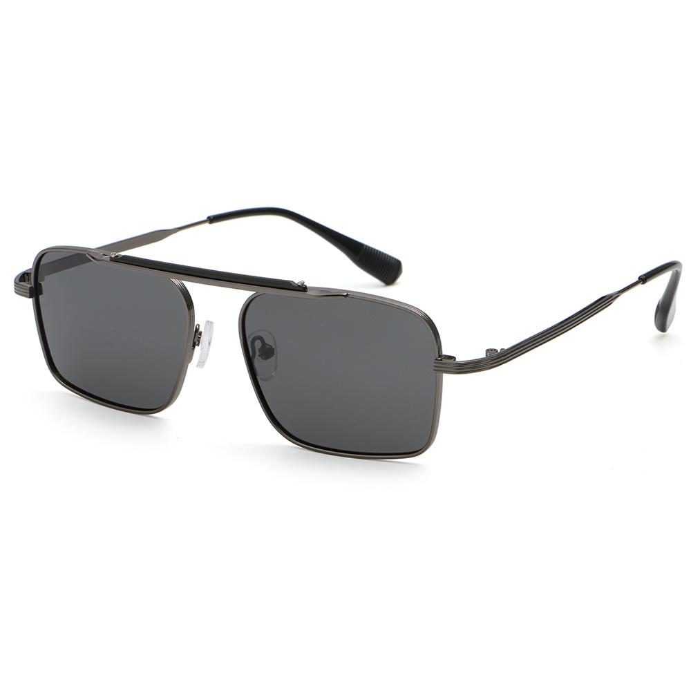 Superhot Eyewear 94114 Fashion 2024 Flat Top Metal Frame UV400 Men s Gradient Shades Sunglasses