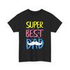 Superhero Comics Unisex T-Shirt | Funny Hero Fan Tee | Best Dad Ever Super Dad Shirt
