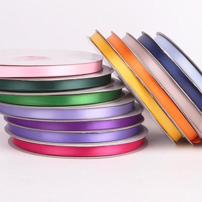 1cm High-Density Silk Ribbon for DIY Bows, Gift Wrapping, Cake Decoration, and Flower Bouquets