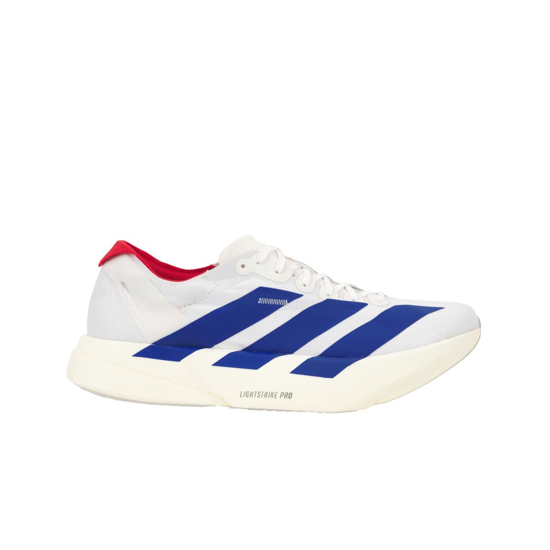 adidas Мужские кроссовки Adizero Adios Pro 4 Cloud White Royal Blue Pure Ruby JP6624 40