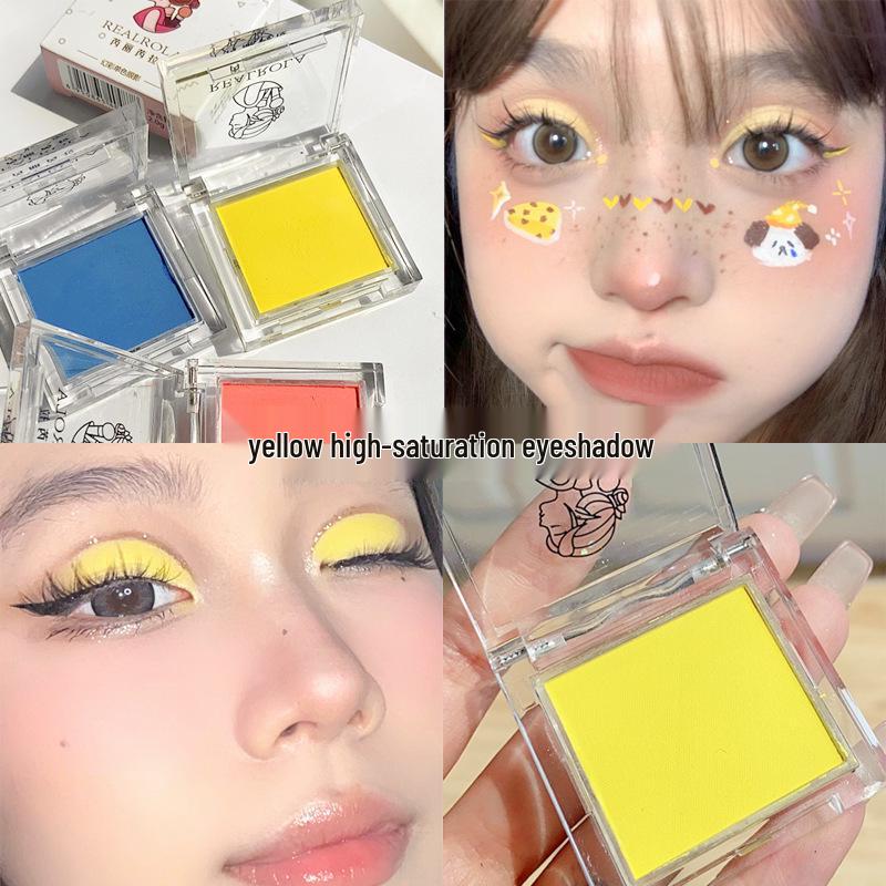 

Сияющие тени для век: Riri Rila Dreamy Violet - Матовый фиолетовый дофаминовый поп 2g