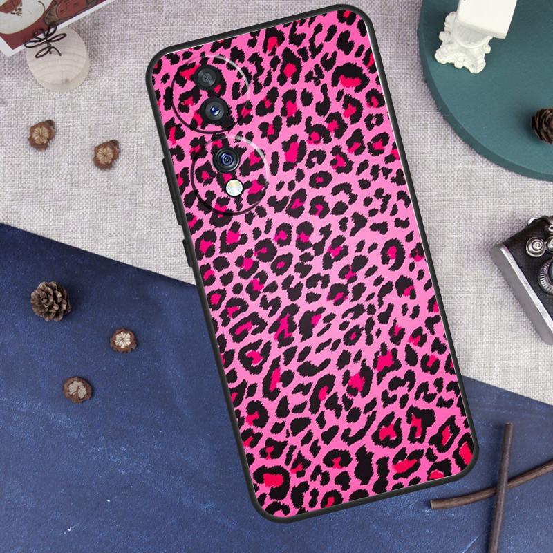 Leopard Print For Huawei Honor Magic 5 Lite X8 X9a 50 70 P40 P20 P30 Pro P50 Nova 9 5T P Smart 2021 Case