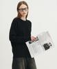 BLOND9 Alpha Crew Neck Round Knit_Black
