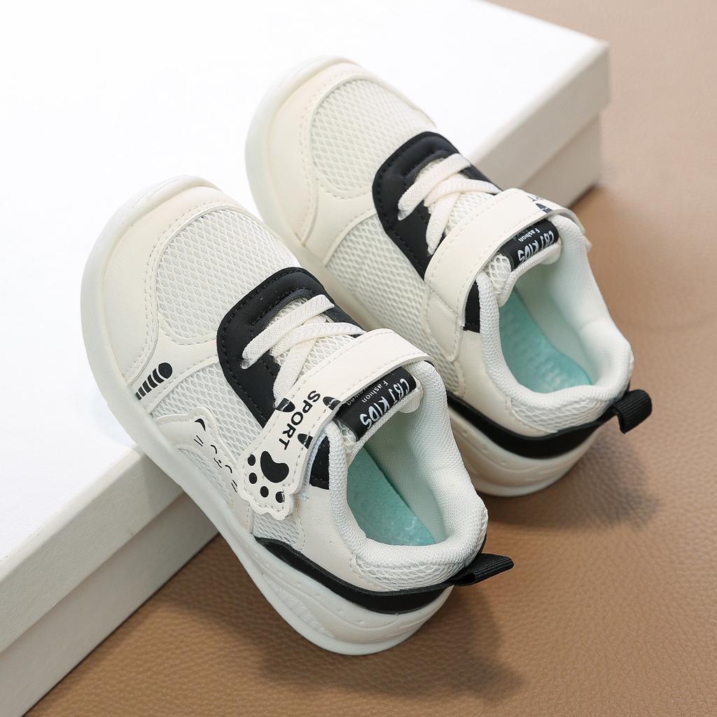 Little Kids' Velcro Closure Mesh Walking Shoes, Breathable Athletic Shoes, New Summer style2026Baby Shoes Versatile Sneakers