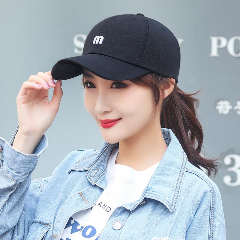 

Новая трехмерная вышитая маленькая бейсболка Zhen Yueqi, модная мужская и женская, для молодой пары, солнцезащитная шляпа, студенческая шляпа Adjustable чёрный