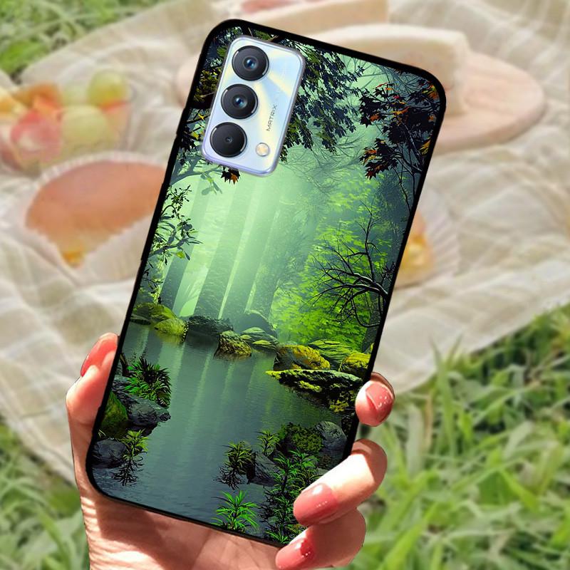 Für Realme GT Master Edition Hülle Marmor bemaltes Cover Weiches Silikon Stoßfeste Handyhülle Für Realme GT Master Hülle Bumper