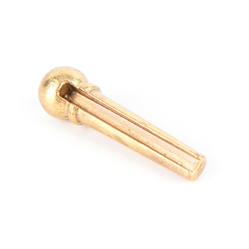6Pcs Metal Bridge Pin Folk Acoustic Guitar String Pin Peg Nail Silver/Gold Color