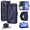 For Samsung Galaxy A36 5G Leather Case Magnetic Closure Wallet Stand Phone Cover with Crossbody Strap