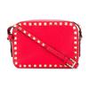 Studded Zipper Leather Crossbody Bag Women Bags Red SW2B0809-VSF-JU5