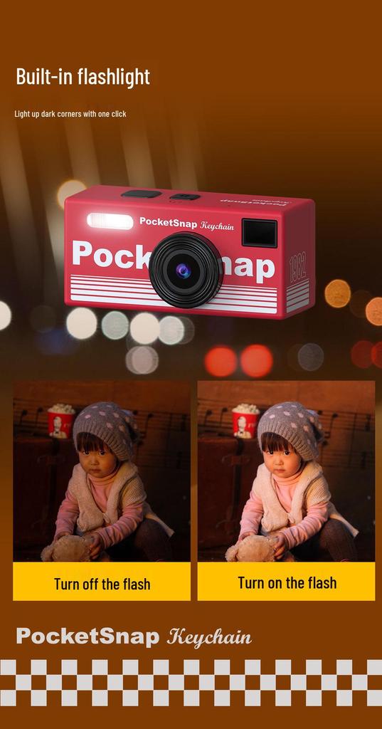 1080P Mini Student Digital Camera with Portable Backpack