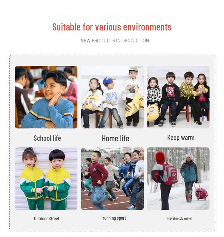 Smart USB Heated Cotton Vest for Kids - Electric Temperature-Controlled Warm Coat