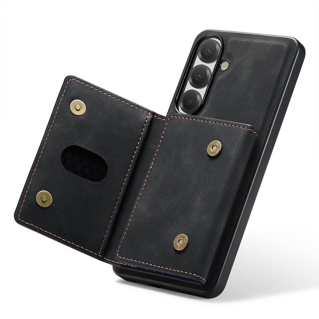 Phone Case Magnetic Detachable Wallet Card Holder Stand Cover Fit for Samsung S26 Series