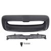 2PCS Car Engine Air Outlet Cover Trim Front Engine Hood Vent Trim Perfect Match Glossy Black for Cooper S R56 R55 R57 R58 R59