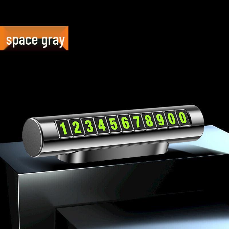 

Luxury Temporary Car Parking Number Plate with Company Logo