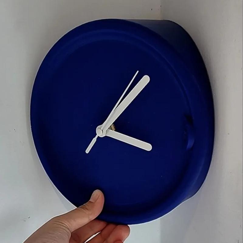 3D Εκτύπωση DIY Κομψό Ρολόι Τοίχου Κοίλη Γωνία Σαλόνι Πολυτελή Ρολόγια Τοίχου 8 ιντσών Μοντέρνο Μινιμαλιστικό Μοναδικό Ρολόι Εσωτερικού Χώρου Αθόρυβο Μηχανισμός Ρολόγια
