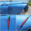 4Pcs Carbon Fiber Door Edge Protectors, Reflective PVC Car Side Door Protection Strips, Scratch-Resistant Universal Decorative Stickers